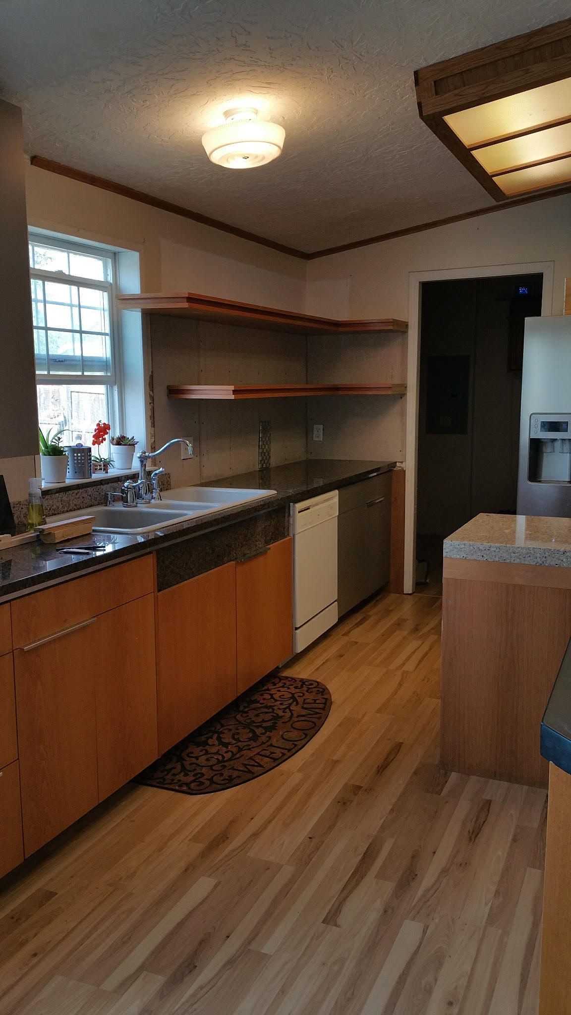Refrigerator Top & New Shelves look amazing!