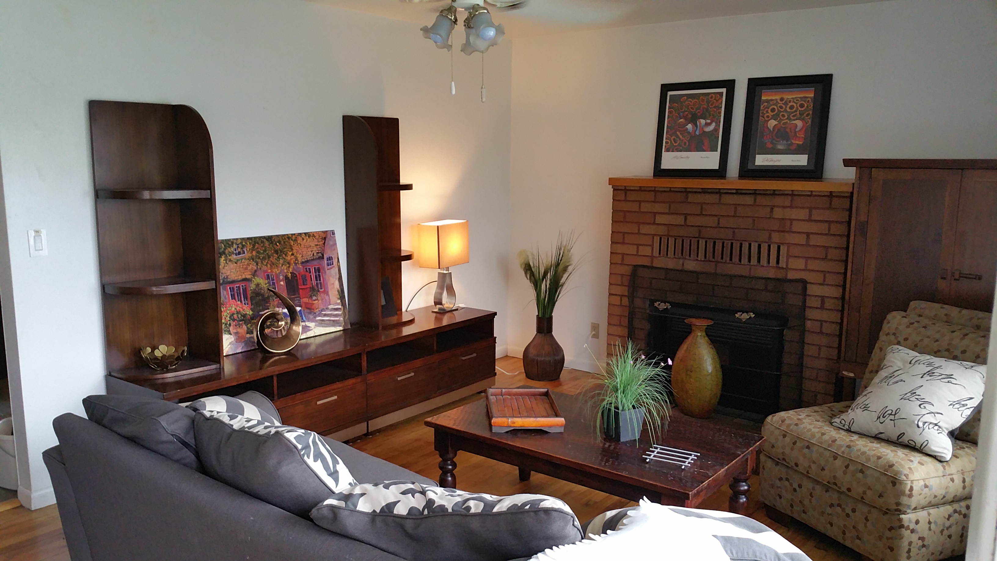 Lovely Living Room with lots of Sunlight